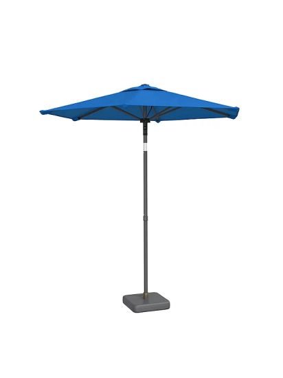 Metal Pole 2m Garden Parasol & Fillable Parasol Base Weight, 9kg