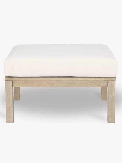 Garden Coffee Table / Foot Stool, (Eucalyptus Wood), Natural