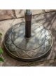 Parasol Base Weight, 20kg, Aged Brass